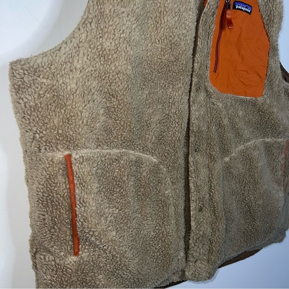 Patagonia Bivy Down Vest Reversible Size Brown and Orange Size 2X - Picture 7 of 15